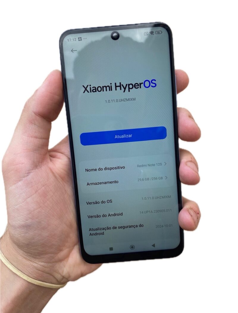 Chassis com aro + display compatível com Xiaomi Redmi note 12s