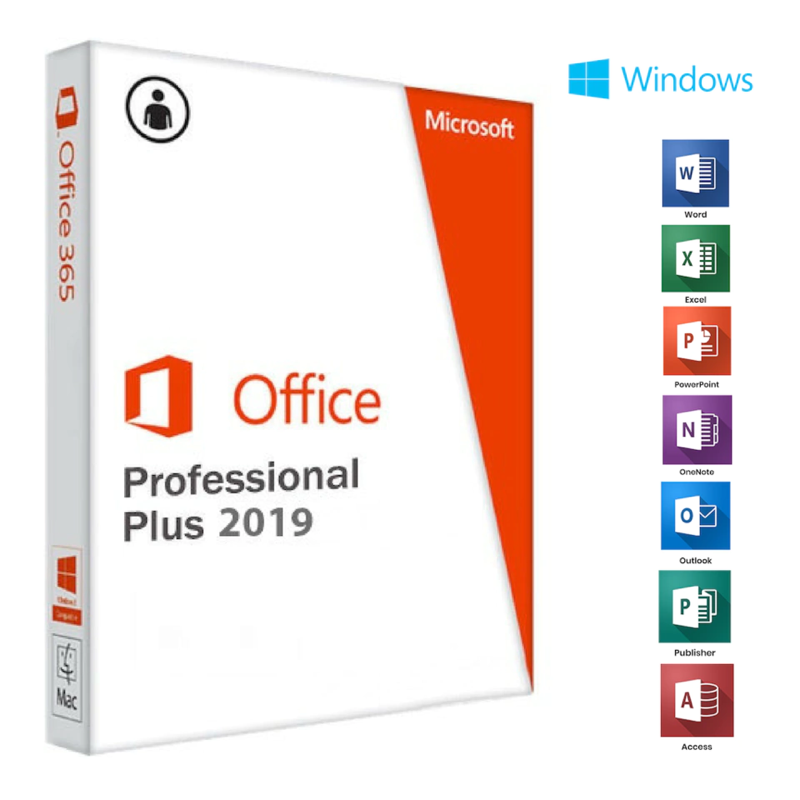 Microsoft Office 2019 Professional Plus - 32 / 64 Bits