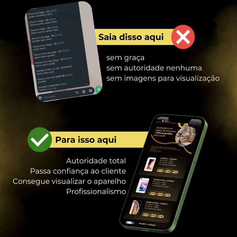 Catálogo para iPhones - Seu catálogo profissional