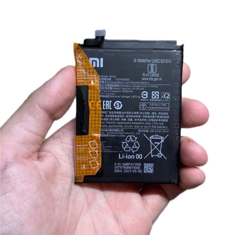 Bateria Xiaomi Redmi Note 12s - Original retirada