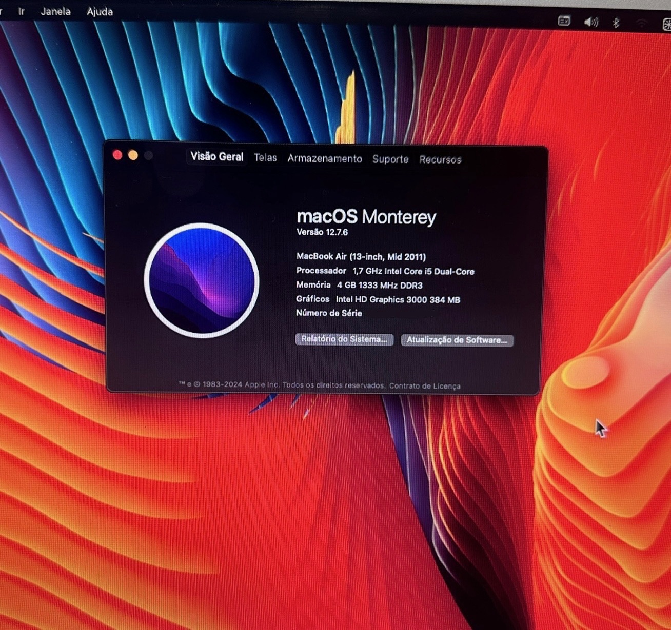 Apple MacBook Air (Early) 2011 i5 (126Gb) 4Gb de ram