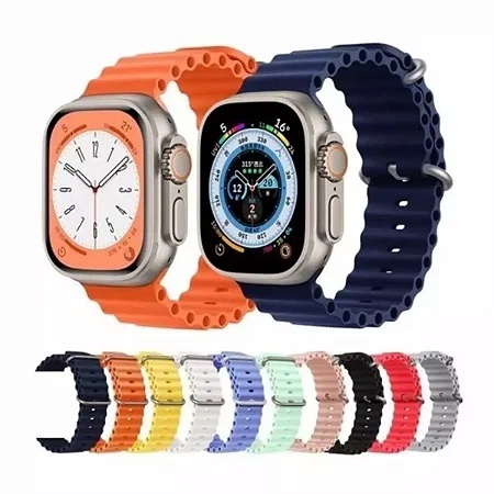 Pulseiras silicone listradas